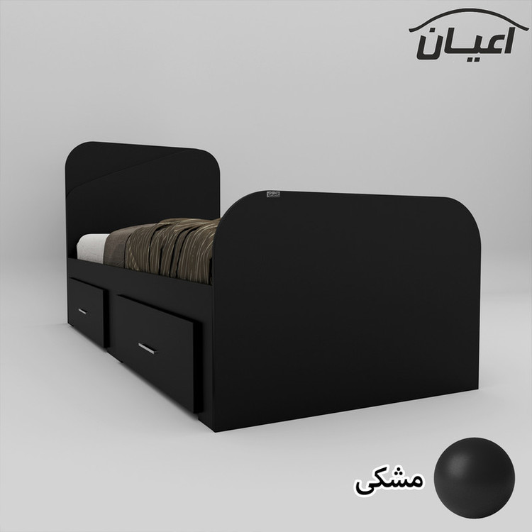 تخت خواب یکنفره کوچیل مدل KL546 سایز 90x200 سانتی متر
