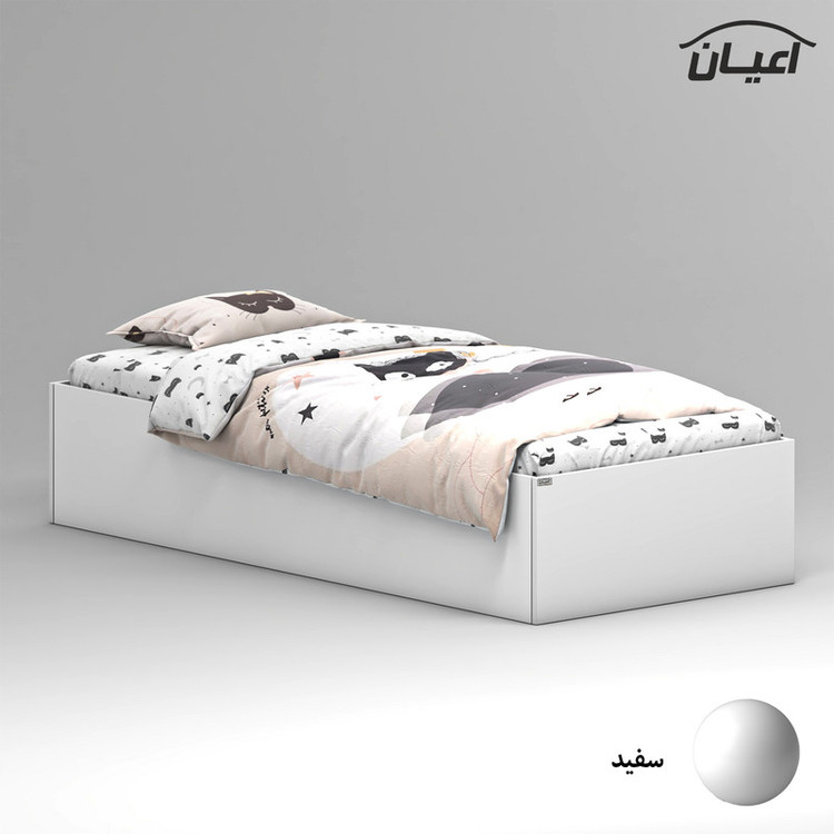 تخت خواب ملامینه یک نفره کوچیل مدل KL940 سایز 80x180 سانتی متر