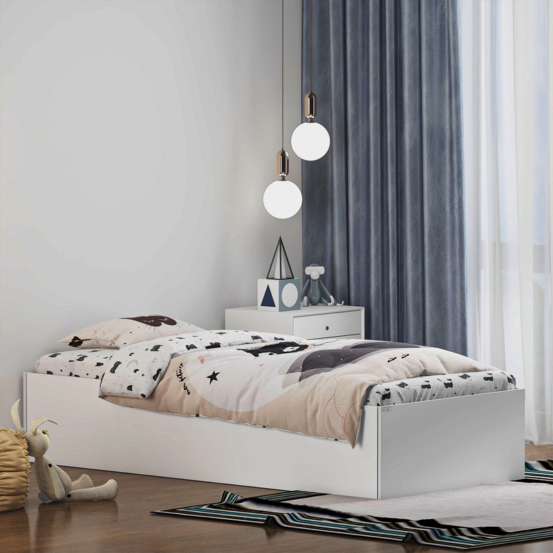تخت خواب ملامینه یک نفره کوچیل مدل KL940 سایز 80x180 سانتی متر