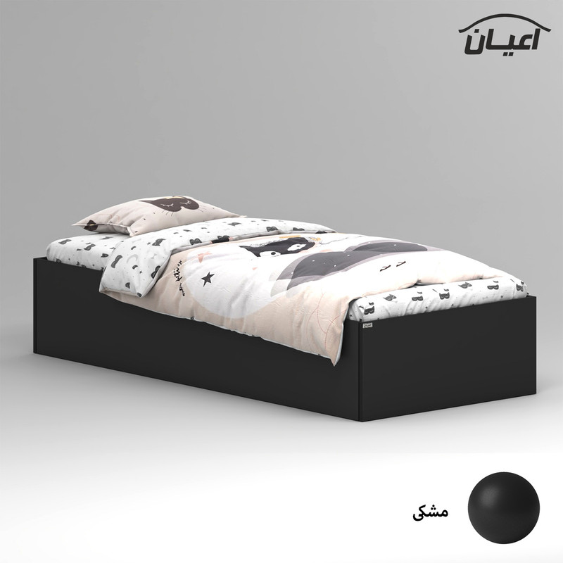 تخت خواب ملامینه یک نفره کوچیل مدل KL940 سایز 80x180 سانتی متر
