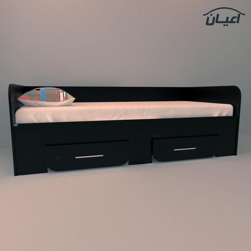 تخت خواب یکنفره کوچیل مدل KL367 سایز 80x180 سانتی متر