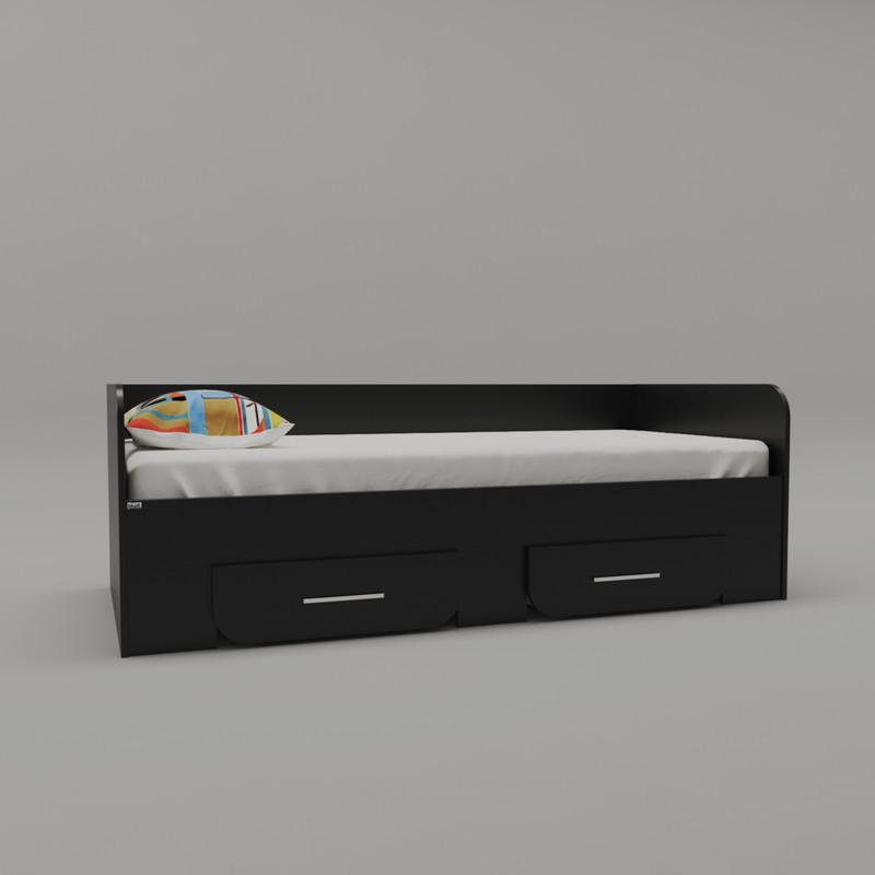 تخت خواب یکنفره کوچیل مدل KL367 سایز 80x180 سانتی متر