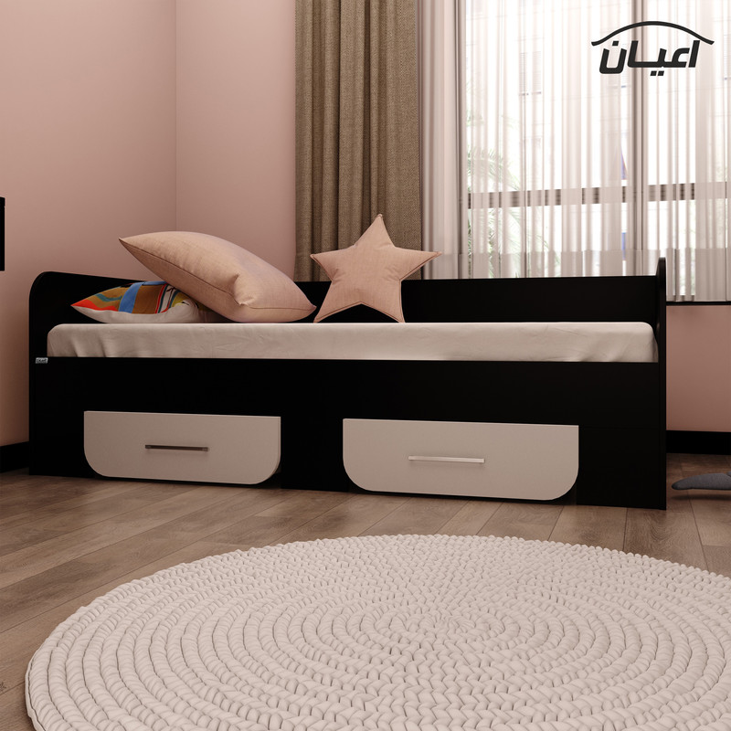 تخت خواب یکنفره کوچیل مدل KL367 سایز 80x180 سانتی متر