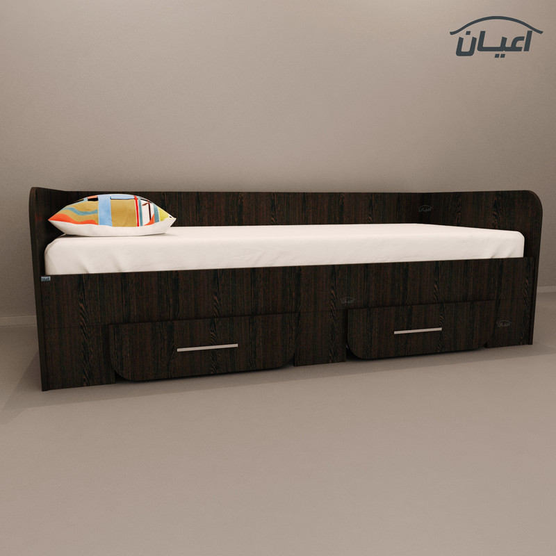 تخت خواب یکنفره کوچیل مدل KL367 سایز 80x180 سانتی متر