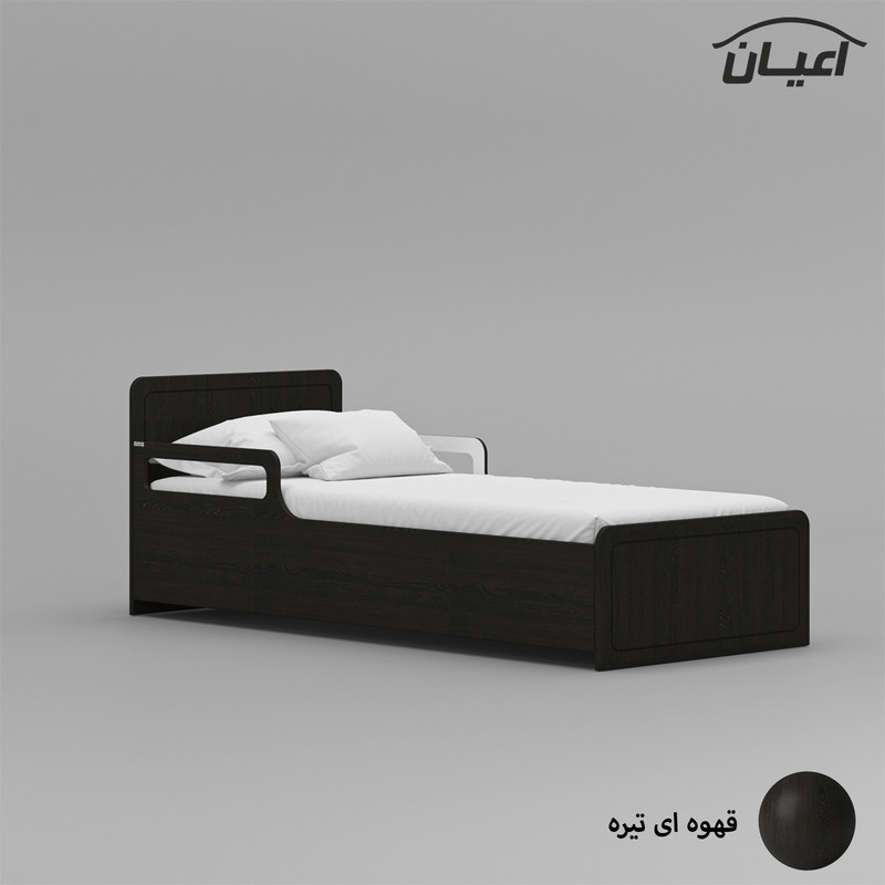 تخت خواب یک نفره کوچیل مدل KL771 سایز 80x180 سانتی متر