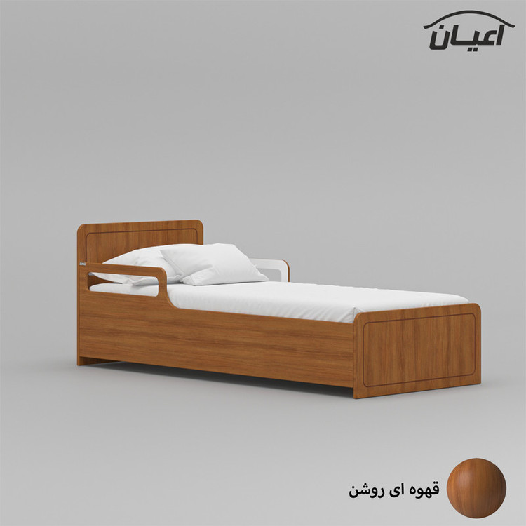 تخت خواب یک نفره کوچیل مدل KL771 سایز 80x180 سانتی متر