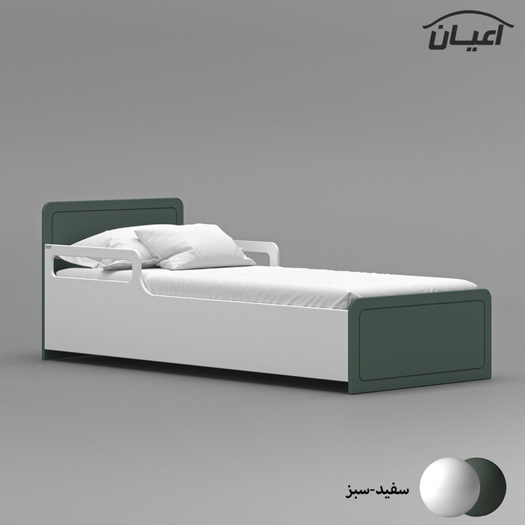 تخت خواب یک نفره کوچیل مدل KL771 سایز 80x180 سانتی متر