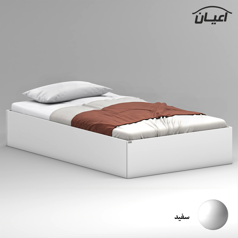 تخت خواب ملامینه یک نفره کوچیل مدل KL942 سایز 120x200 سانتی متر