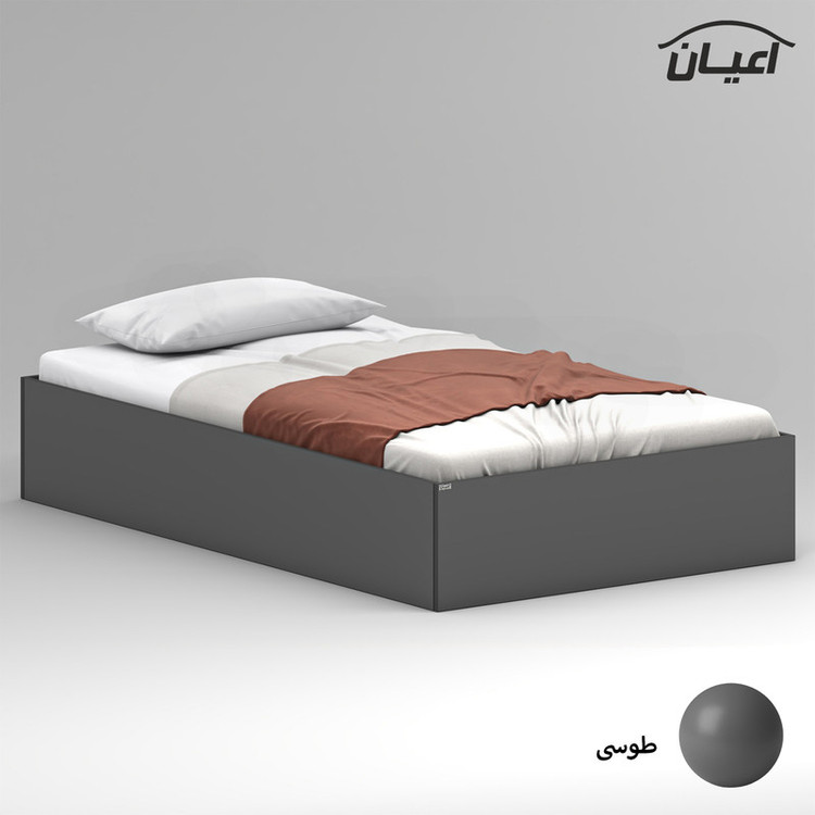 تخت خواب ملامینه یک نفره کوچیل مدل KL942 سایز 120x200 سانتی متر