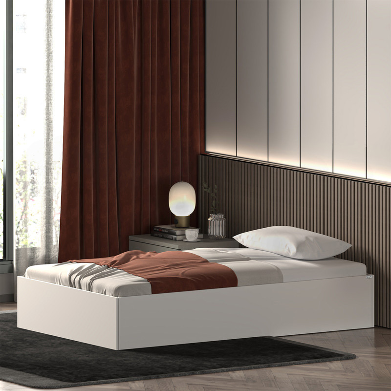 تخت خواب ملامینه یک نفره کوچیل مدل KL942 سایز 120x200 سانتی متر