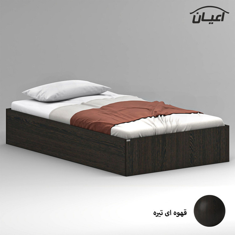 تخت خواب ملامینه یک نفره کوچیل مدل KL942 سایز 120x200 سانتی متر