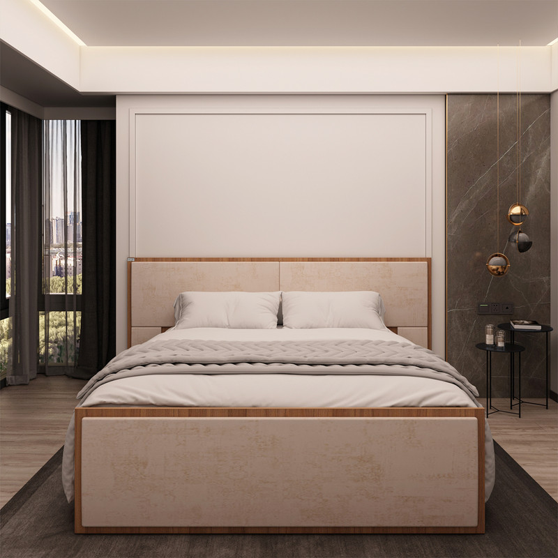 تخت خواب دونفره کوچیل مدل KL780 سایز 160x200 سانتی متر