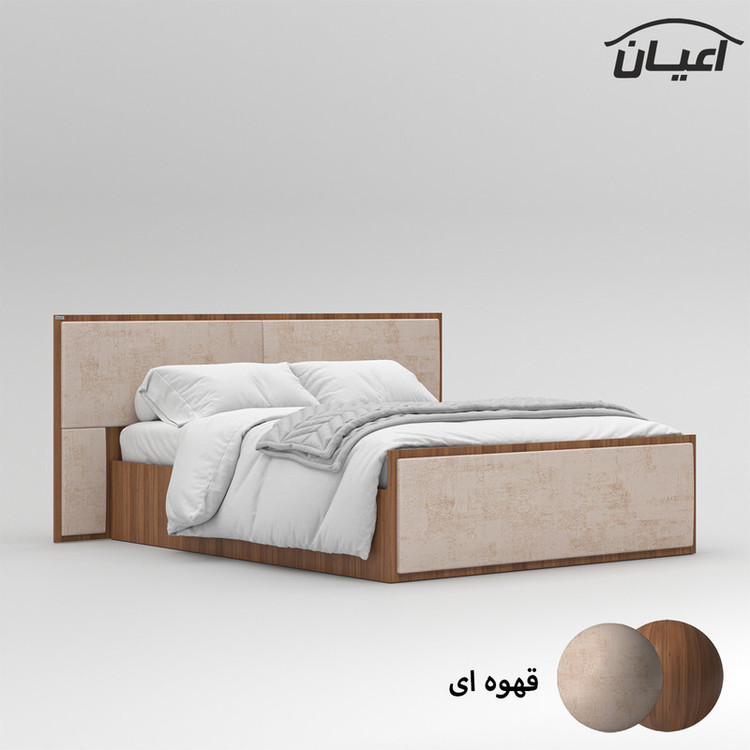 تخت خواب دونفره کوچیل مدل KL780 سایز 160x200 سانتی متر