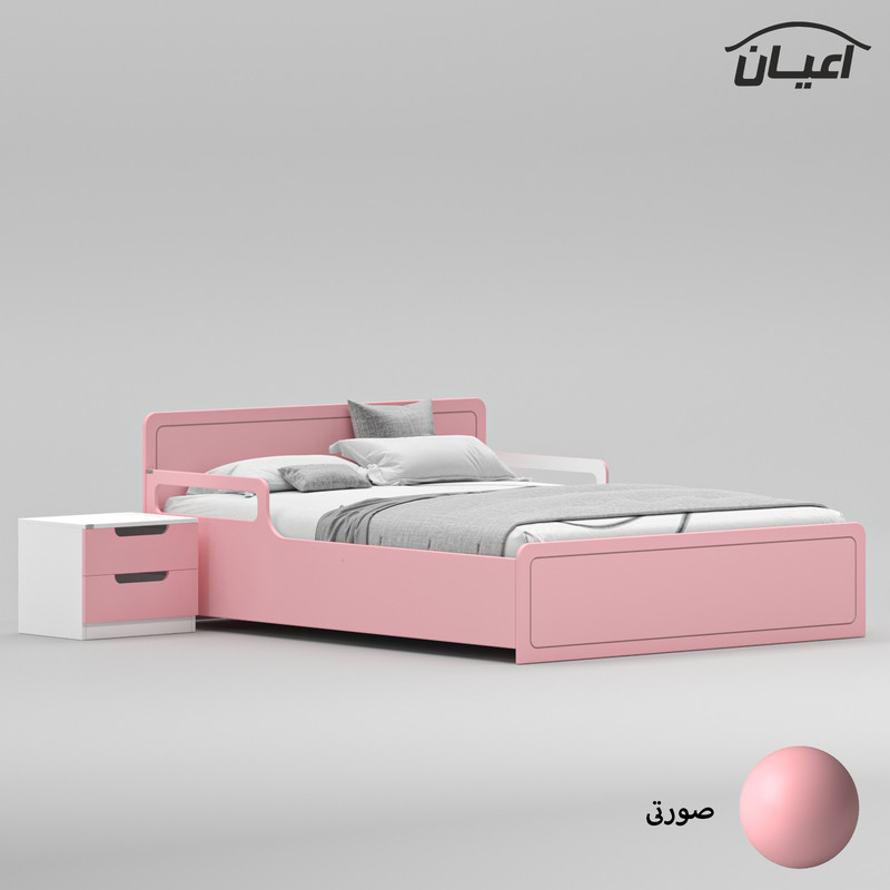 ست تخت خواب دو نفره کوچیل مدل KL776 سایز 160x200 سانتی متر مجموعه سه عددی