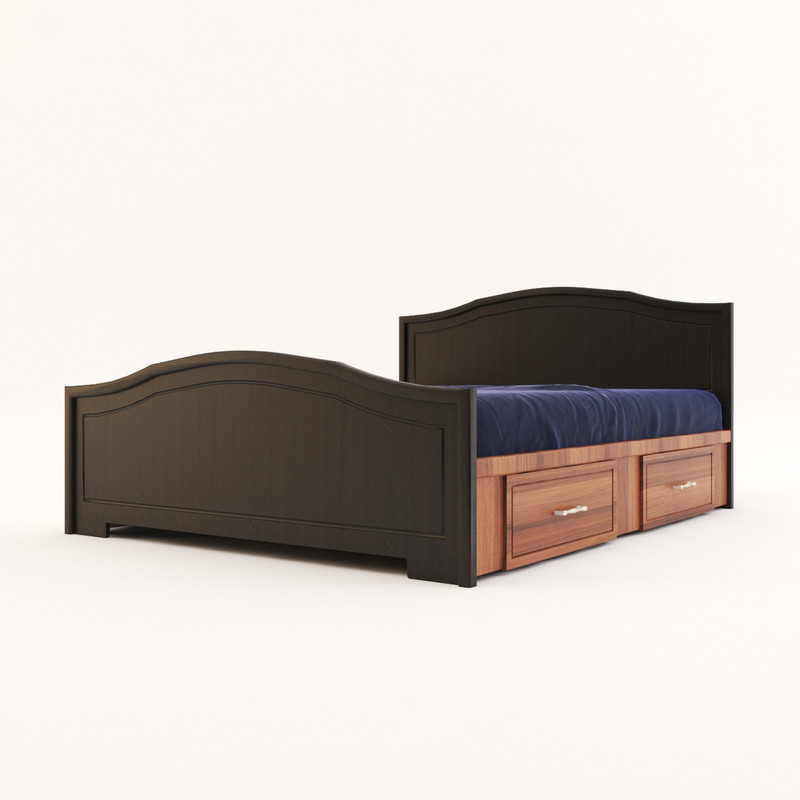 تخت خواب دو نفره کوچیل مدل KL277 سایز 160x200 سانتی متر