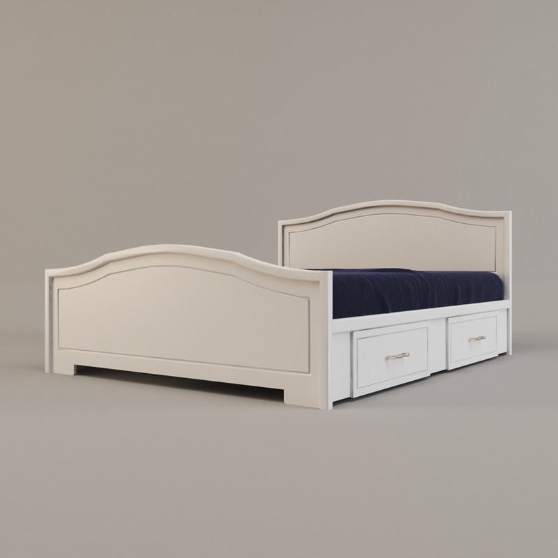 تخت خواب دو نفره کوچیل مدل KL277 سایز 160x200 سانتی متر
