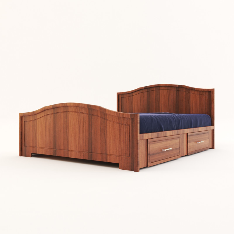تخت خواب دو نفره کوچیل مدل KL277 سایز 160x200 سانتی متر