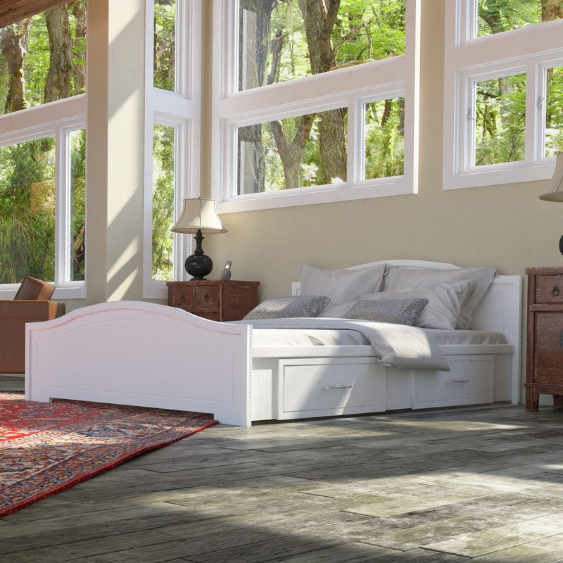 تخت خواب دو نفره کوچیل مدل KL277 سایز 160x200 سانتی متر