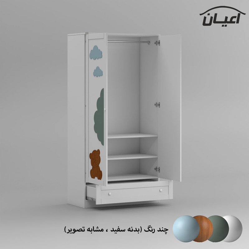 کمد لباس کودک کوچیل مدل KL835