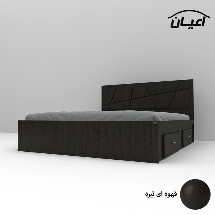 تخت خواب دونفره کوچیل مدل KL607 سایز 160x200 سانتی متر