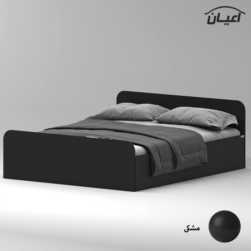 تخت خواب ملامینه دو نفره کوچیل مدل KL933 سایز 160x200 سانتی متر