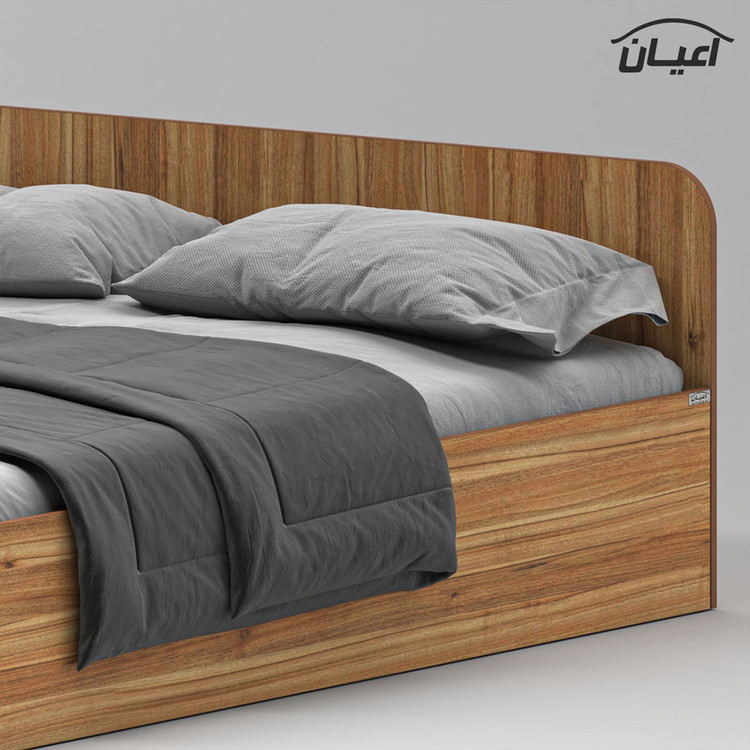 تخت خواب ملامینه دو نفره کوچیل مدل KL933 سایز 160x200 سانتی متر