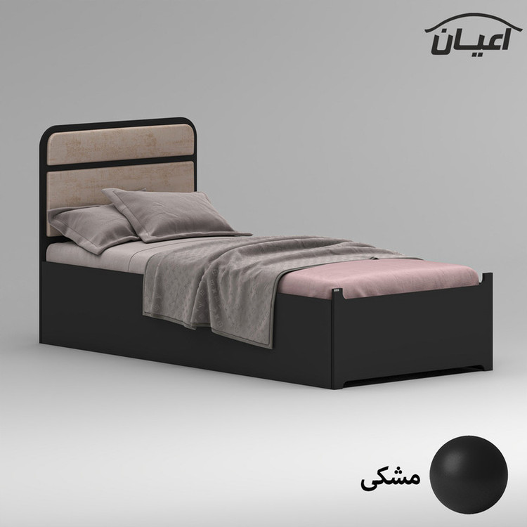 تخت خواب ملامینه یک نفره کوچیل مدل KL952 سایز 90x200 سانتی متر