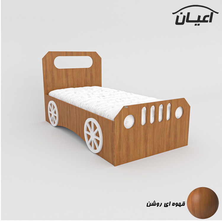 تخت خواب یک نفره کوچیل مدل KL803 سایز 80x180 سانتی متر