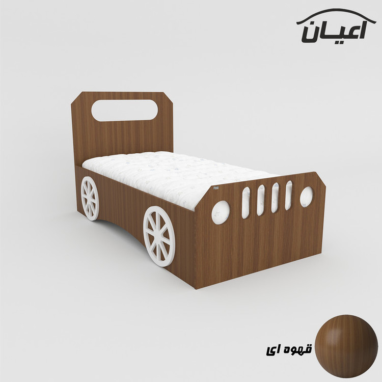 تخت خواب یک نفره کوچیل مدل KL803 سایز 80x180 سانتی متر