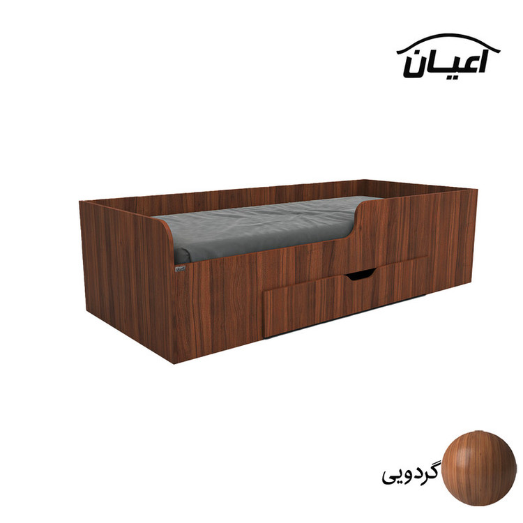 تخت خواب یک نفره کوچیل مدل KL658 سایز 90x200 سانتی متر