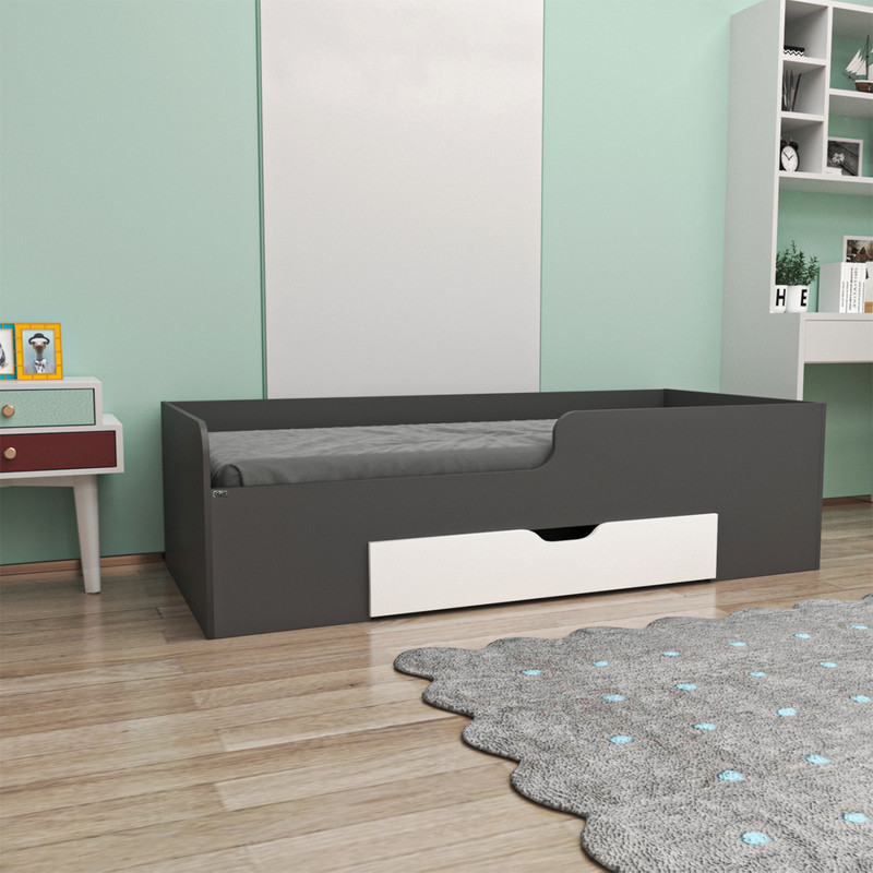 تخت خواب یک نفره کوچیل مدل KL658 سایز 90x200 سانتی متر