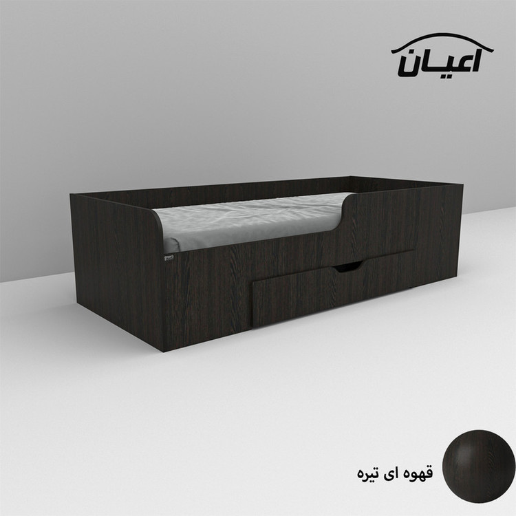 تخت خواب یک نفره کوچیل مدل KL658 سایز 90x200 سانتی متر