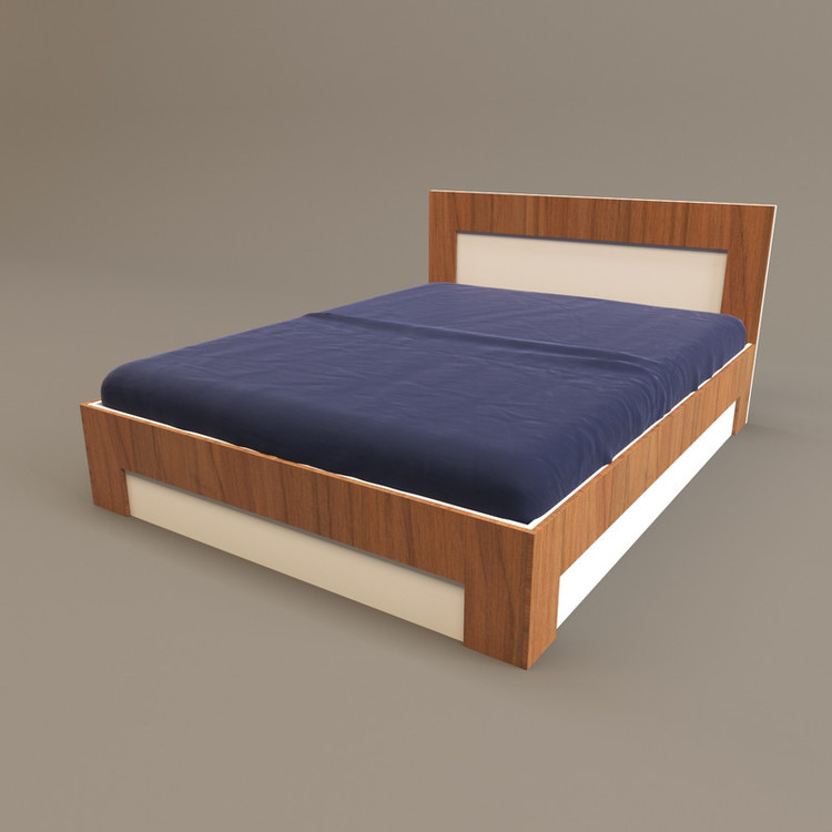 تخت خواب دو نفره کوچیل مدل KL303 سایز 160x200 سانتی متر
