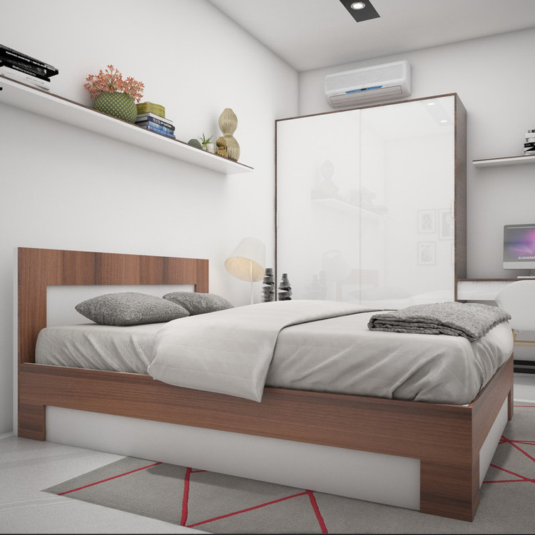 تخت خواب دو نفره کوچیل مدل KL303 سایز 160x200 سانتی متر
