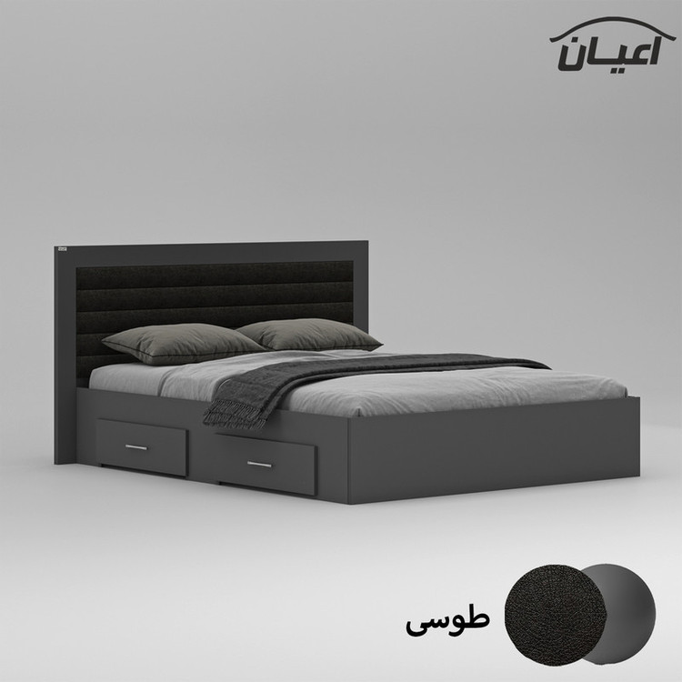 تخت خواب دونفره کوچیل مدل KL830 سایز 160x200 سانتی متر