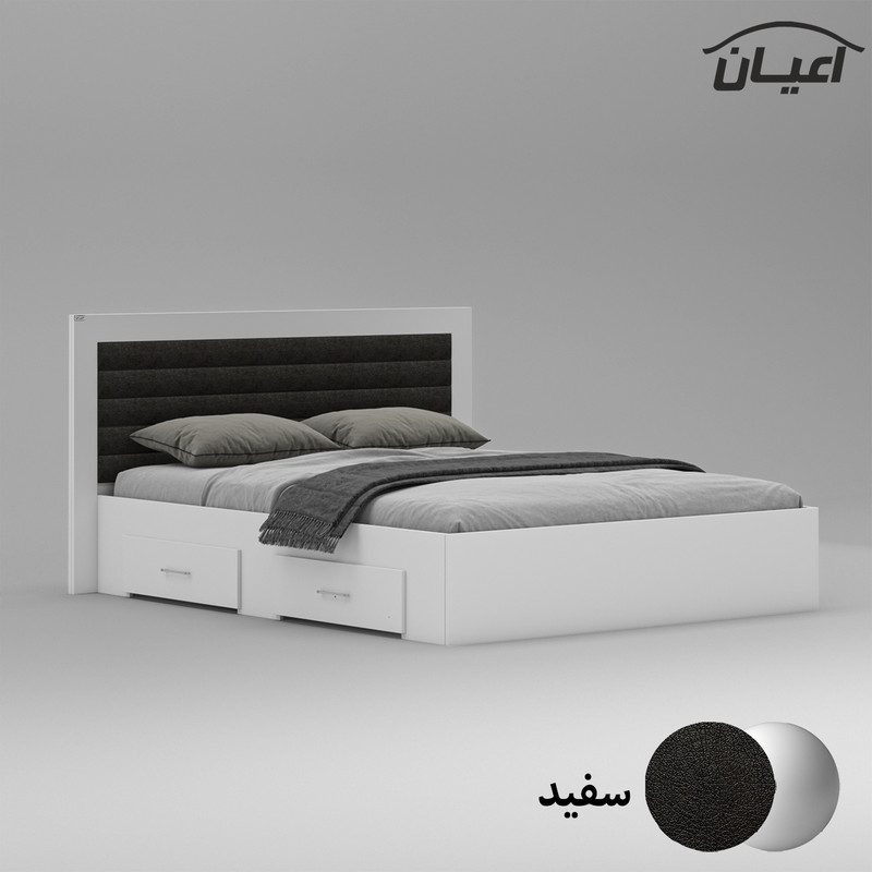تخت خواب دونفره کوچیل مدل KL830 سایز 160x200 سانتی متر