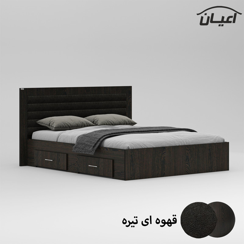 تخت خواب دونفره کوچیل مدل KL830 سایز 160x200 سانتی متر
