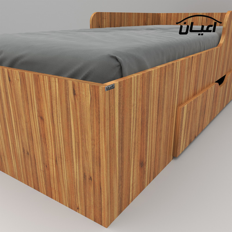 تخت خواب یک نفره کوچیل مدل KL611 سایز 80x180 سانتی متر