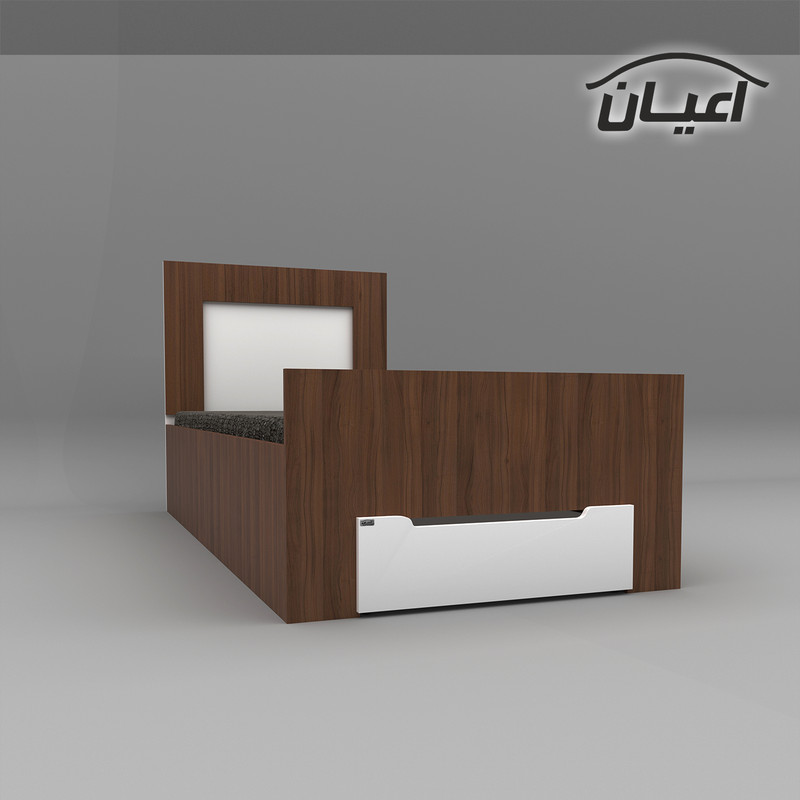 تخت خواب یک نفره کوچیل مدل KL468 سایز 90x200 سانتی متر