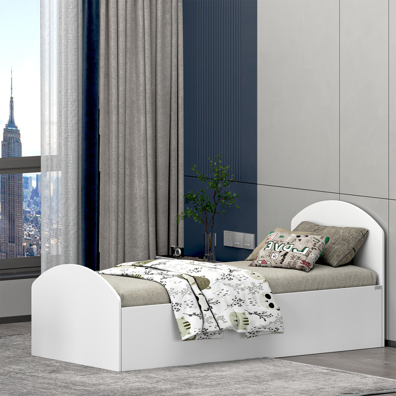 تخت خواب ملامینه یک نفره کوچیل مدل KL970 سایز 80x180 سانتی متر