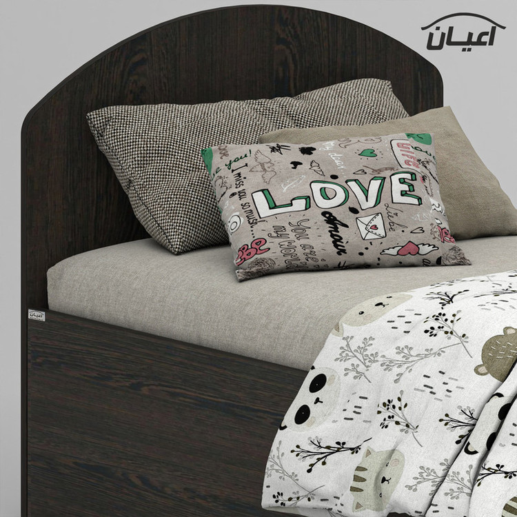 تخت خواب ملامینه یک نفره کوچیل مدل KL970 سایز 80x180 سانتی متر