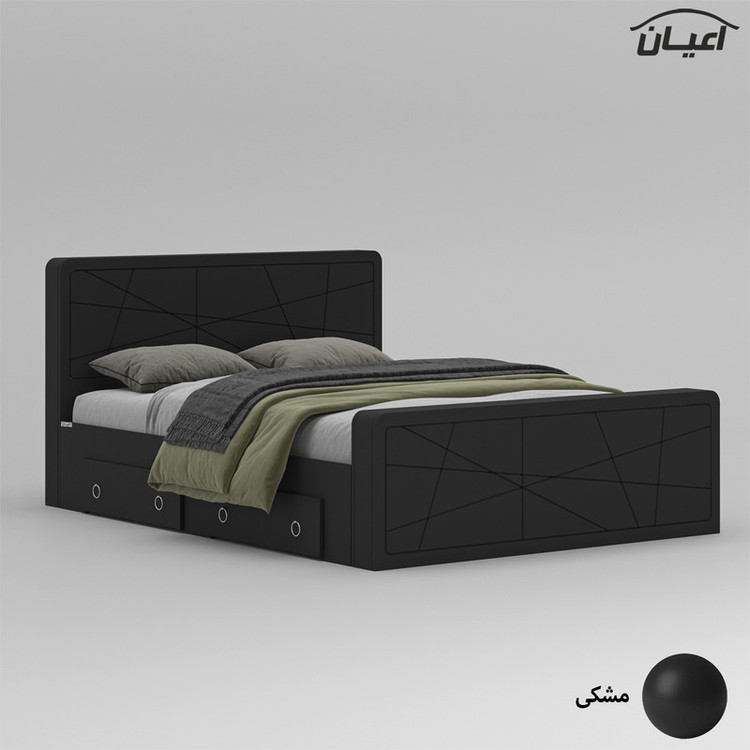 تخت خواب دونفره کوچیل مدل KL709 سایز 160x200 سانتی متر