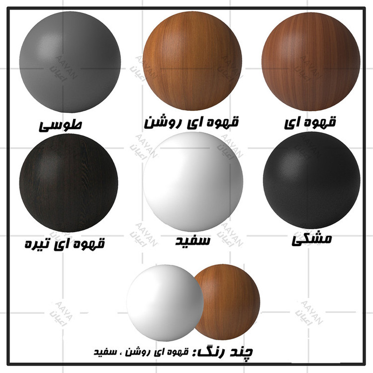 تخت خواب دونفره کوچیل مدل KL709 سایز 160x200 سانتی متر