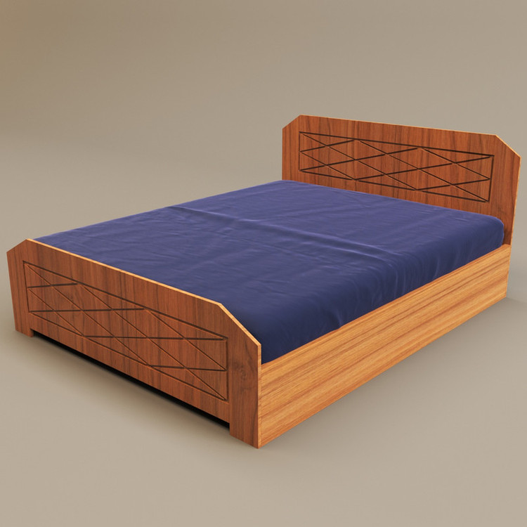 تخت خواب دونفره کوچیل مدل KL300 سایز 160x200 سانتی متر