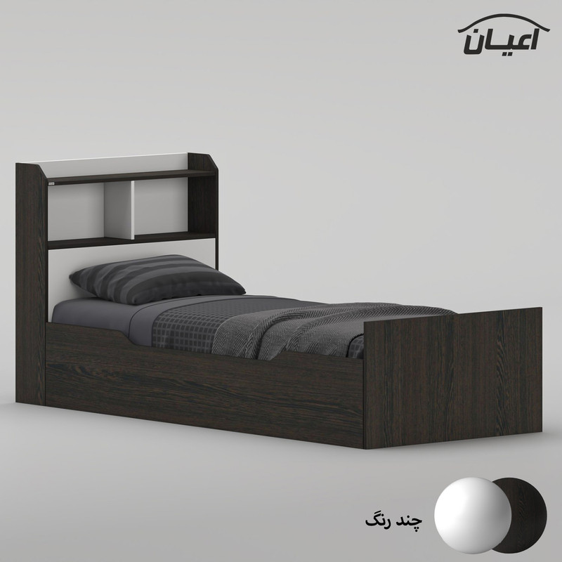 تختخواب ملامینه یک نفره کوچیل مدل KL986 سایز 90 * 200 سانتیمتر