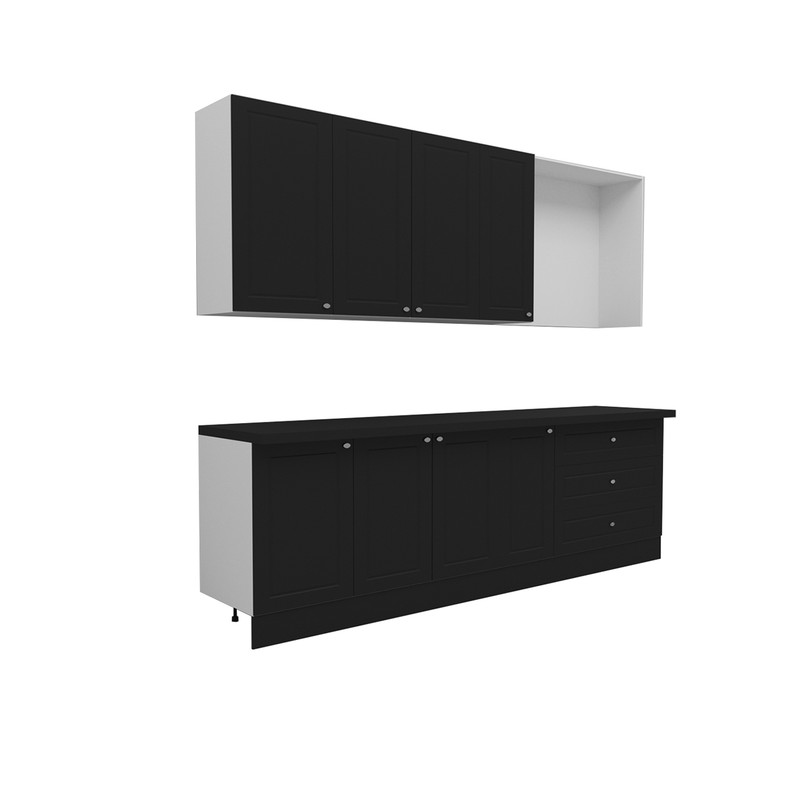 کابینت آشپزخانه کوچیل مدل KL C M19 مجموعه 8 عددی