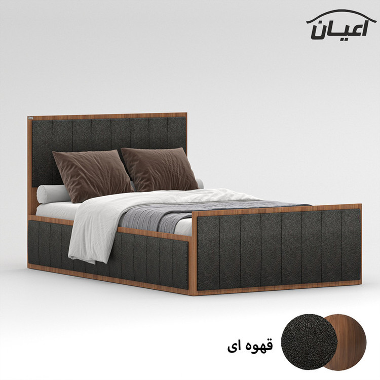 تخت خواب یک نفره کوچیل مدل KL851 سایز 120x200 سانتی متر