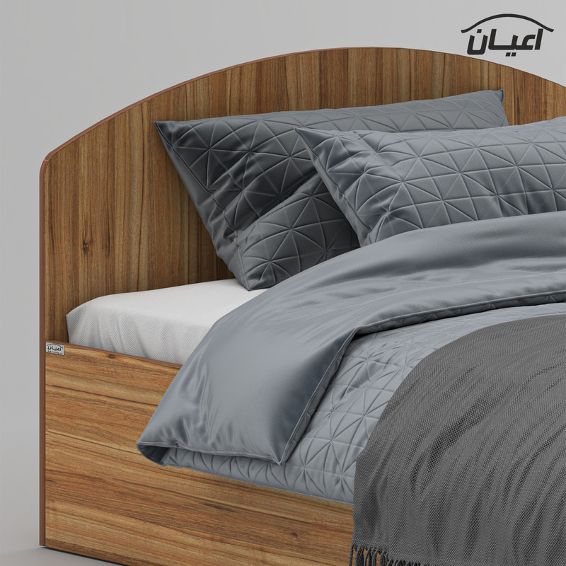تخت خواب ملامینه یک نفره کوچیل مدل KL972 سایز 120x200 سانتی متر