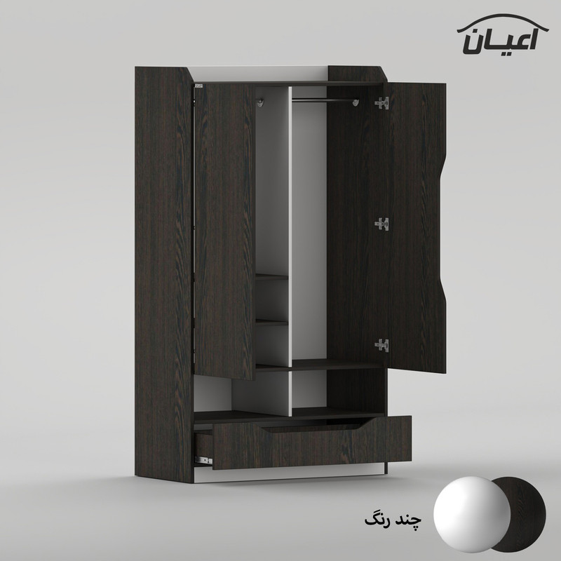 کمد لباس چند منظوره کوچیل مدل KL991 طول 100 سانتی متر