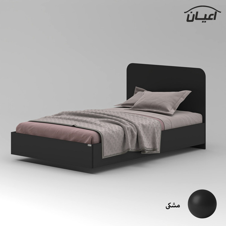 تخت خواب ملامینه یک نفره کوچیل مدل KL912 سایز 120x200 سانتی متر